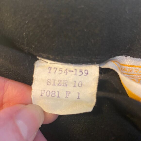 VTG Pendleton Pure Virgin Wool Black Pleated Dress Pants Fully Lined Womens 10 - Picture 5 of 12